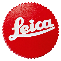 LEICA BOUTON DE DECLENCHEMENT "Leica" Rouge 12mm