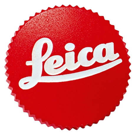 LEICA BOUTON DE DECLENCHEMENT "Leica" Rouge 12mm