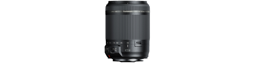 Objectifs photo Tamron pour appareils photo Canon - Nikon - Sony